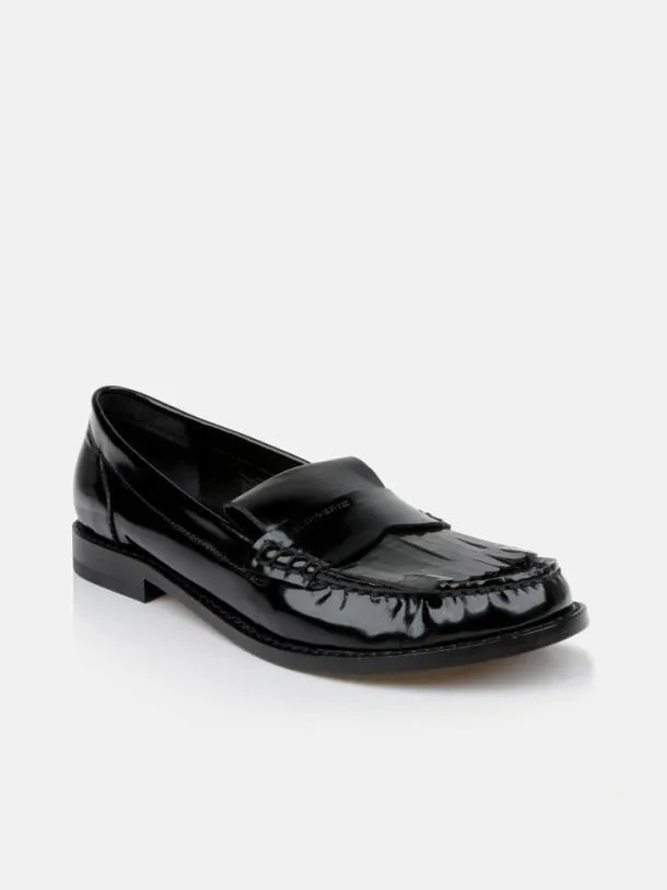 Women ROZA Gloss Black Clergerie Flats