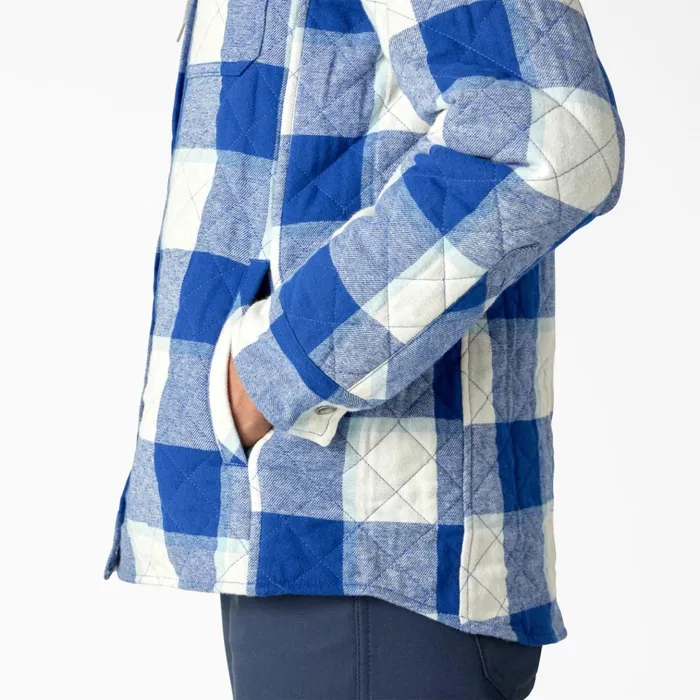 Womens Flannel Hooded Shirt Jacket Surf Blue Campside Plaid Surf Blue Campside Plaid a1l Women Dickies Coats and Jackets Womens Flannel Hooded Shirt Jacket Surf Blue Campside Plaid Surf Blue Campside Plaid a1l Women Dickies Coats and Jackets