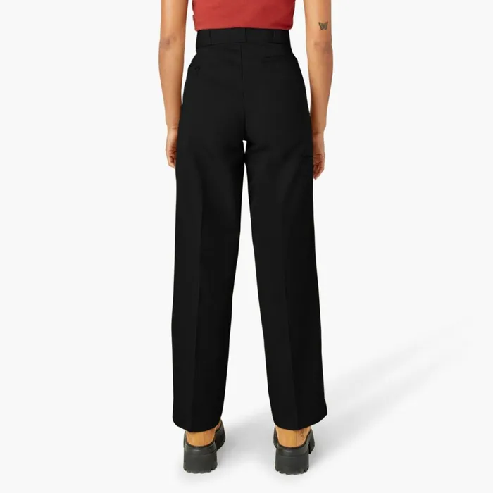 Womens Loose Fit Double Knee Work Pants Black Black bk Women Dickies Double Knee Womens Loose Fit Double Knee Work Pants Black Black bk Women Dickies Double Knee