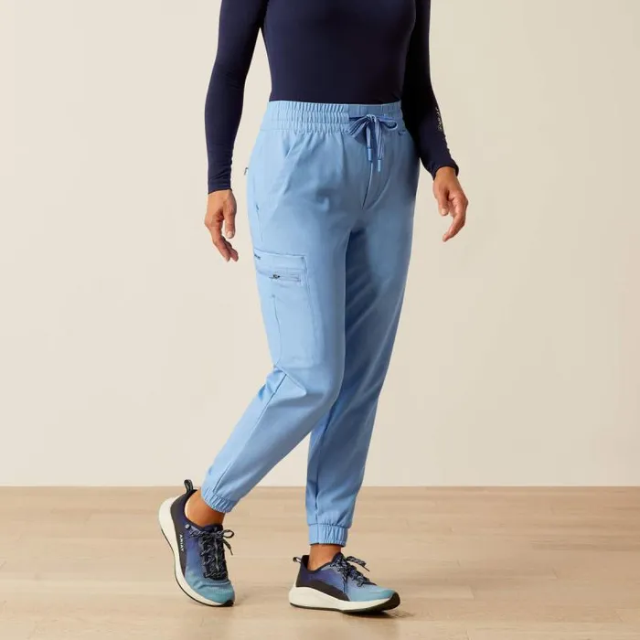 Women Scrubs Ariat Blackwell Cargo Stretch Jogger Scrub Pant Light Blue Heather Women Scrubs Ariat Blackwell Cargo Stretch Jogger Scrub Pant Light Blue Heather