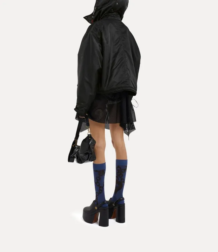 Women Short Ski Parka Jacket Blacknavy Vivienne Westwood Coats And Jackets Women Short Ski Parka Jacket Blacknavy Vivienne Westwood Coats And Jackets