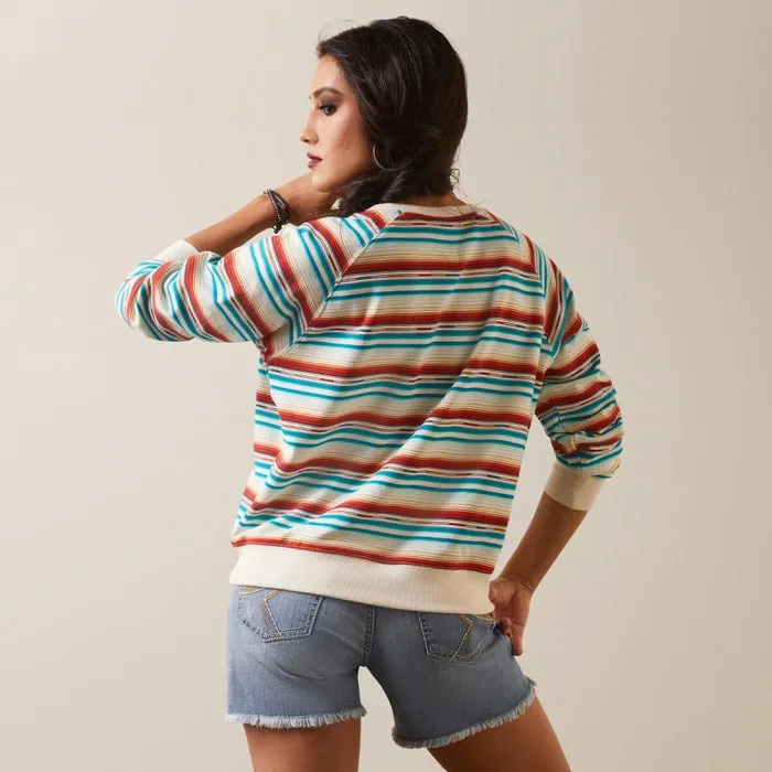 Women Sweaters and Cardigans Ariat REAL Rosa Serape Sweatshirt Rosa Serape Women Sweaters and Cardigans Ariat REAL Rosa Serape Sweatshirt Rosa Serape