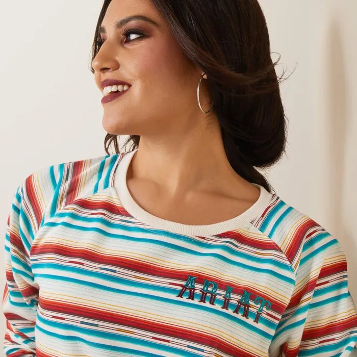 Women Sweaters and Cardigans Ariat REAL Rosa Serape Sweatshirt Rosa Serape Women Sweaters and Cardigans Ariat REAL Rosa Serape Sweatshirt Rosa Serape