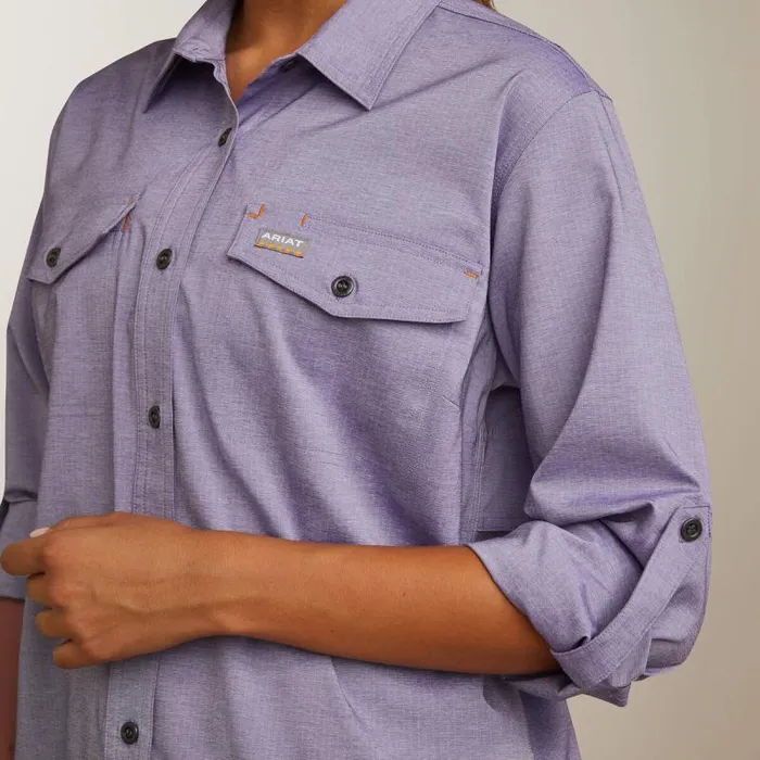 Women TShirts and Tops Ariat Rebar Made Tough VentTEK DuraStretch Work Shirt Corsican Blue Heather Women TShirts and Tops Ariat Rebar Made Tough VentTEK DuraStretch Work Shirt Corsican Blue Heather