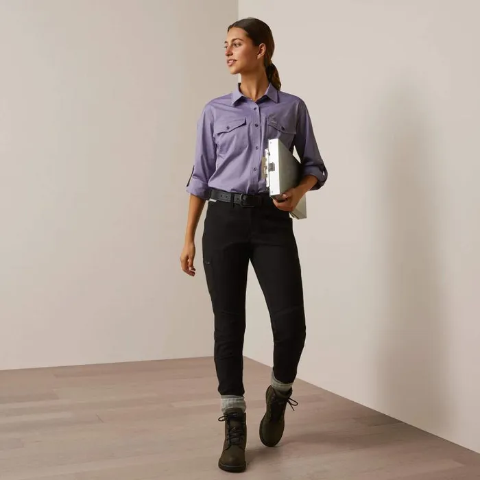 Women TShirts and Tops Ariat Rebar Made Tough VentTEK DuraStretch Work Shirt Corsican Blue Heather Women TShirts and Tops Ariat Rebar Made Tough VentTEK DuraStretch Work Shirt Corsican Blue Heather