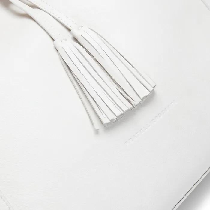Women Tassel Shoulder Bag Milk White Fratelli Rossetti Bags Women Tassel Shoulder Bag Milk White Fratelli Rossetti Bags