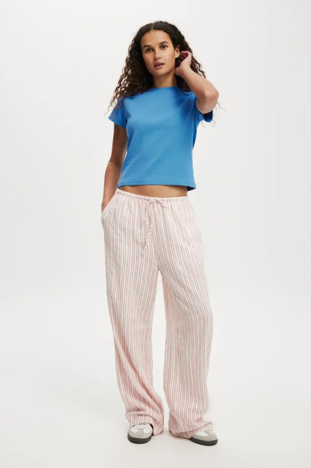 Women Tops Cotton On 90S Baby Tee Lapis Blue