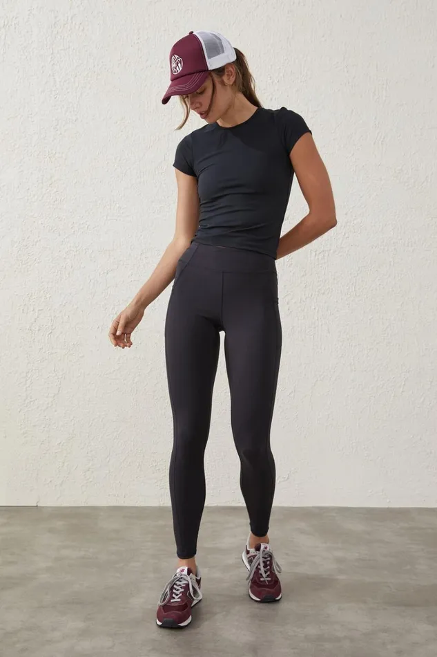 Women Tops Cotton On Ultra Soft Fitted Tshirt Black Women Tops Cotton On Ultra Soft Fitted Tshirt Black