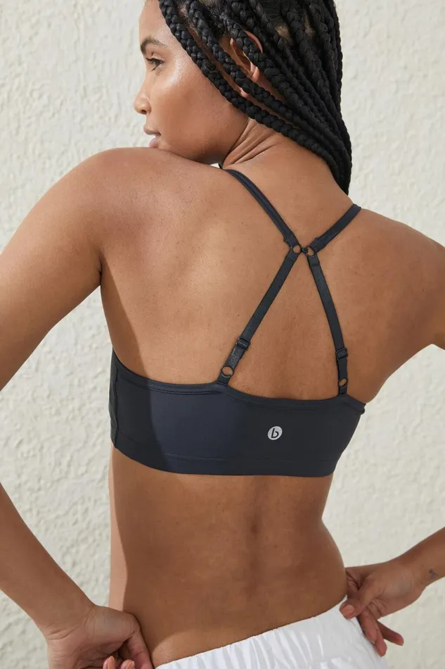 Women Tops Cotton On Workout Yoga Crop Element Blue Women Tops Cotton On Workout Yoga Crop Element Blue