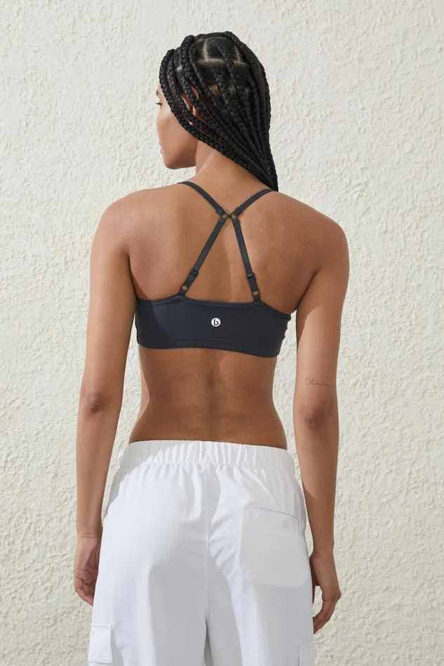 Women Tops Cotton On Workout Yoga Crop Element Blue Women Tops Cotton On Workout Yoga Crop Element Blue