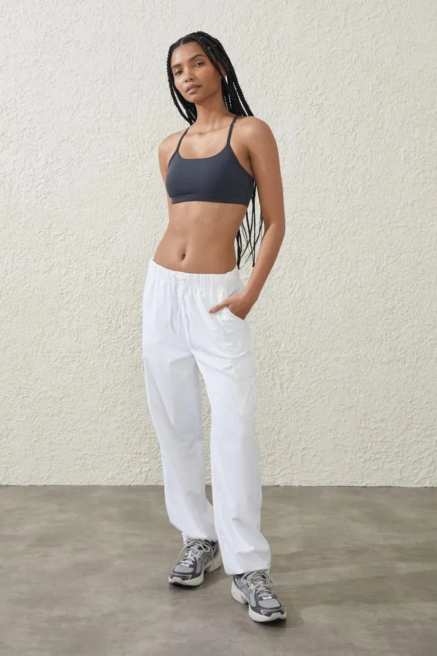 Women Tops Cotton On Workout Yoga Crop Element Blue Women Tops Cotton On Workout Yoga Crop Element Blue