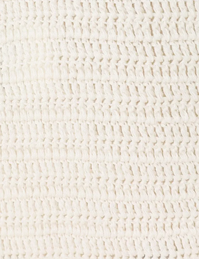 Women Tops Zimmermann Ottie Crochet Top Ivory