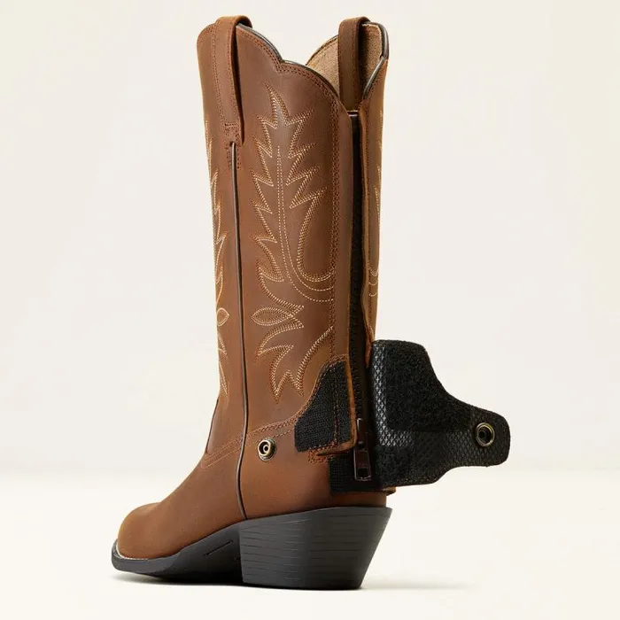 Women Western Boots Ariat Heritage R Toe EZ Zip Western Boot Distressed Brown Women Western Boots Ariat Heritage R Toe EZ Zip Western Boot Distressed Brown
