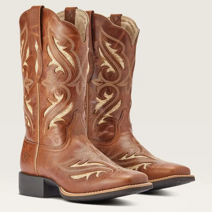 Women Western Boots Ariat Round Up Bliss Western Boot Midday Tan Women Western Boots Ariat Round Up Bliss Western Boot Midday Tan