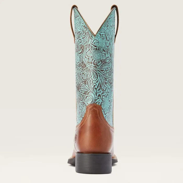 Women Western Boots Ariat Round Up Wide Square Toe Western Boot Beduino Brown Women Western Boots Ariat Round Up Wide Square Toe Western Boot Beduino Brown