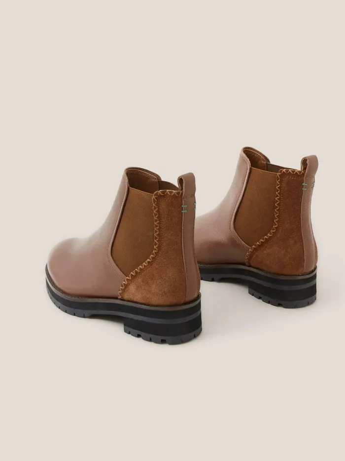 Women White Stuff BOOTS 15 OFF Wide Fit Leather Chelsea Boot Mid Tan Women White Stuff BOOTS 15 OFF Wide Fit Leather Chelsea Boot Mid Tan