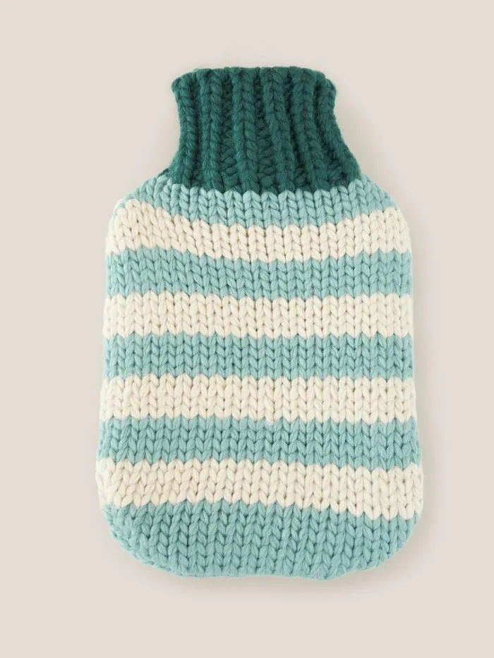 Women White Stuff Pyjamas And Nightwear Knitted Hot Water Bottle Teal Multi