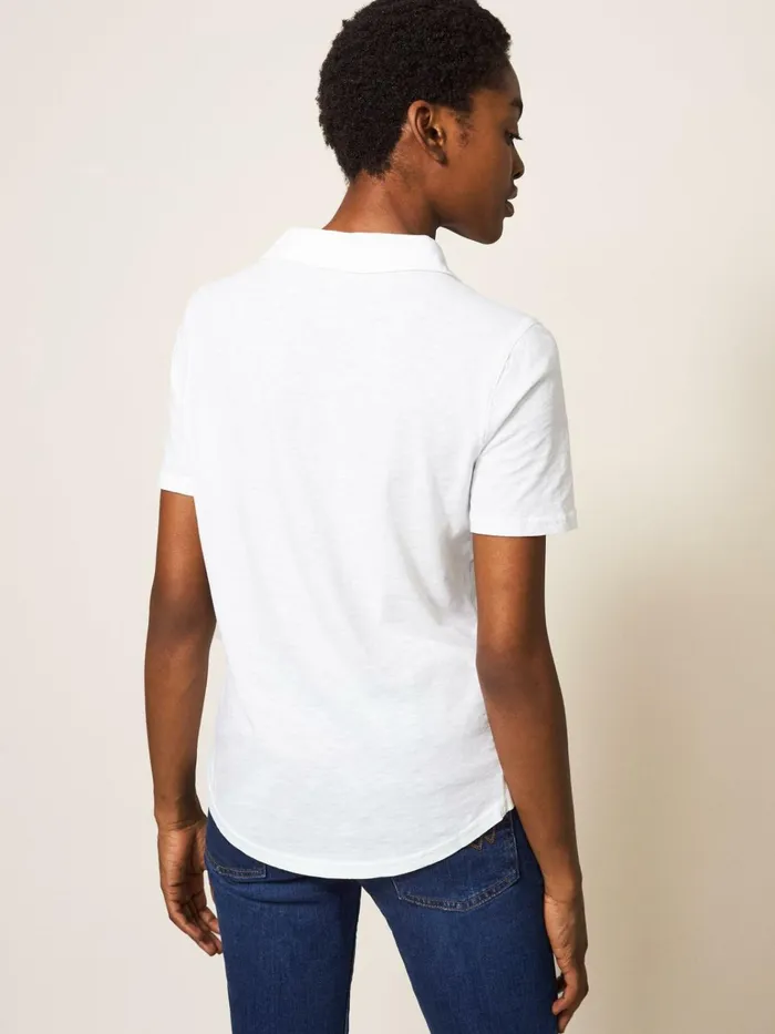 Women White Stuff Tops And Tshirts Penny Pocket Jersey Shirt Brilliant White Women White Stuff Tops And Tshirts Penny Pocket Jersey Shirt Brilliant White