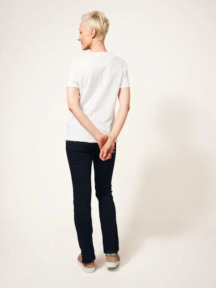 Women White Stuff Trousers Brooke Straight Jean Black Denim Women White Stuff Trousers Brooke Straight Jean Black Denim