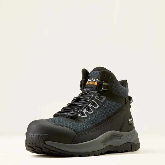 Women Work Boots and Shoes Ariat Outpace Shift Mid Composite Toe Work Shoe Dark Shadow Women Work Boots and Shoes Ariat Outpace Shift Mid Composite Toe Work Shoe Dark Shadow