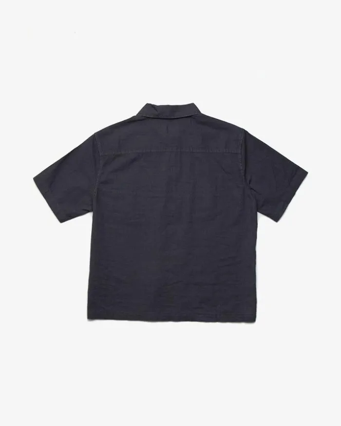 Womens Deus Ex Machina Shirts Onnie Short Sleeve Shirt 8211 Shadow Grey Shadow Grey Womens Deus Ex Machina Shirts Onnie Short Sleeve Shirt 8211 Shadow Grey Shadow Grey