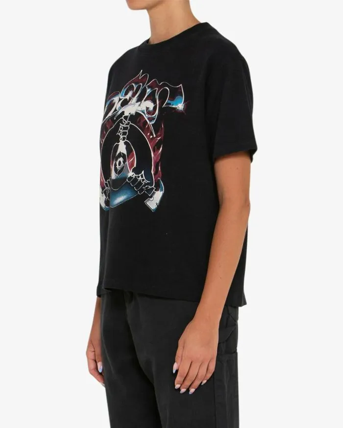 Womens Deus Ex Machina Tees Plunder Tee 8211 Anthracite Anthracite Womens Deus Ex Machina Tees Plunder Tee 8211 Anthracite Anthracite
