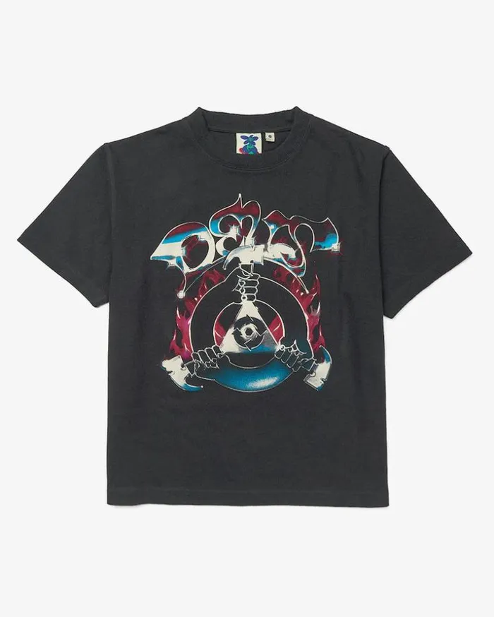 Womens Deus Ex Machina Tees Plunder Tee 8211 Anthracite Anthracite Womens Deus Ex Machina Tees Plunder Tee 8211 Anthracite Anthracite