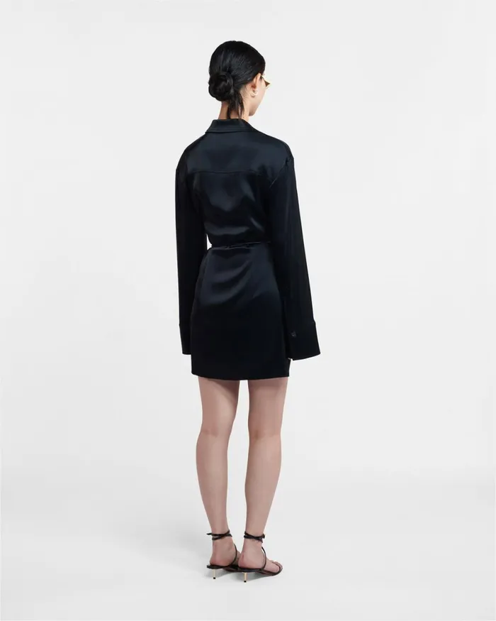 Xaviera Black Women Nanushka Dresses Xaviera Black Women Nanushka Dresses